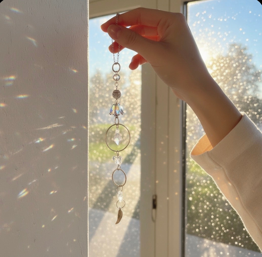 Celestial Wing Prism Suncatcher