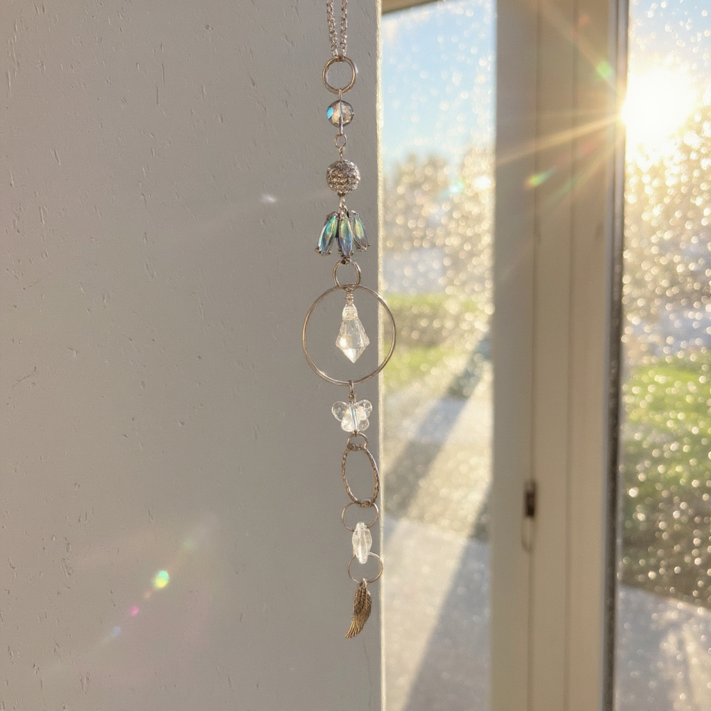 Celestial Wing Prism Suncatcher