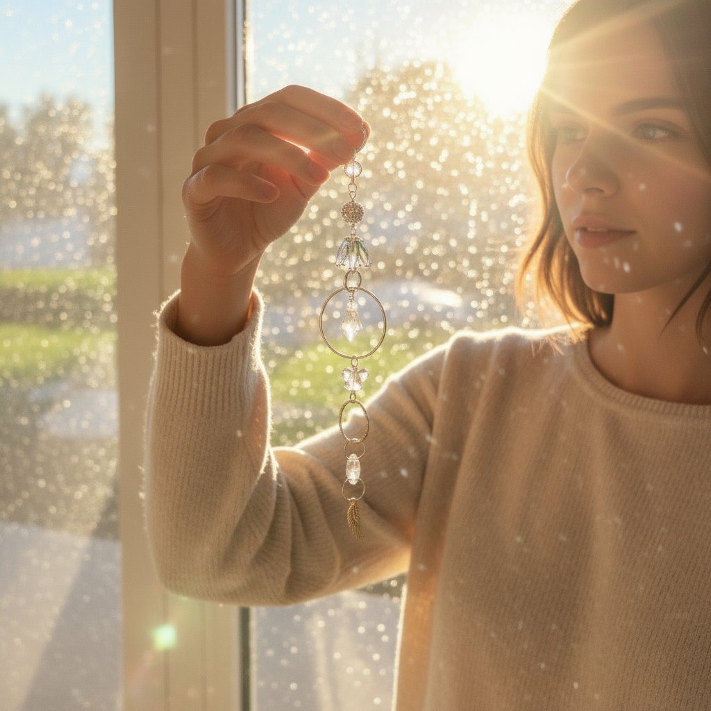 Celestial Wing Prism Suncatcher